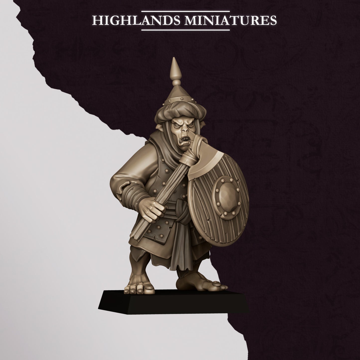 Hobgoblin Warriors miniature (Sculpted by Highland Miniatures)