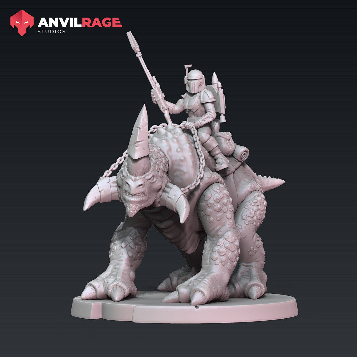 Mercenary Beast Rider miniature