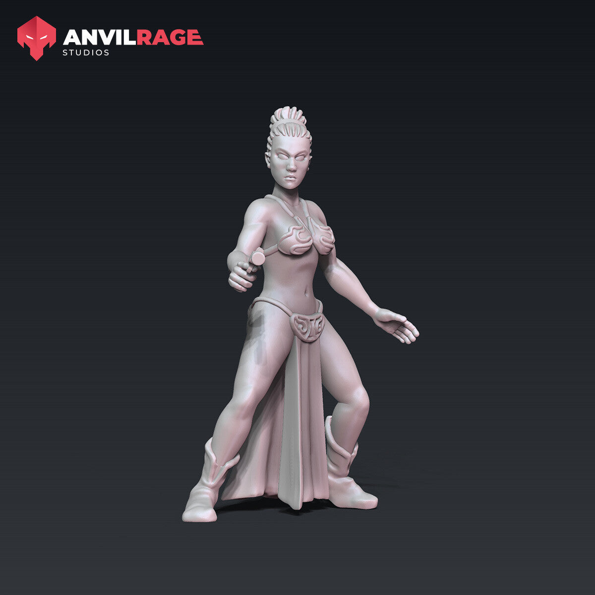 Slave Princess miniature detail view