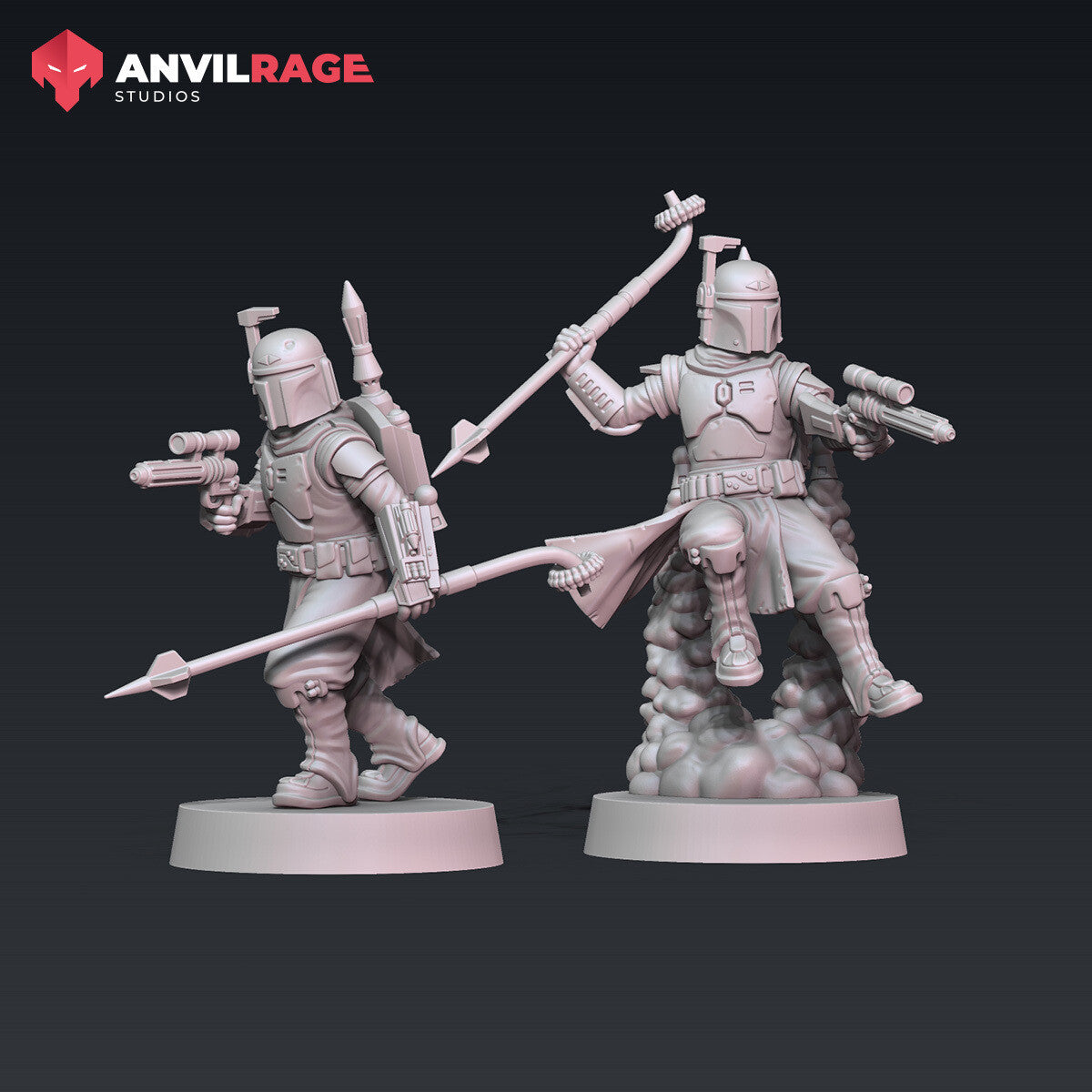 Daimyo Staffmaster set of 2 miniatures