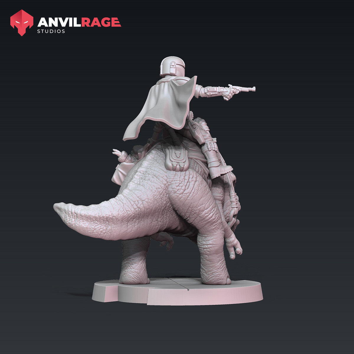 Mercenary Hero Rider miniature detail