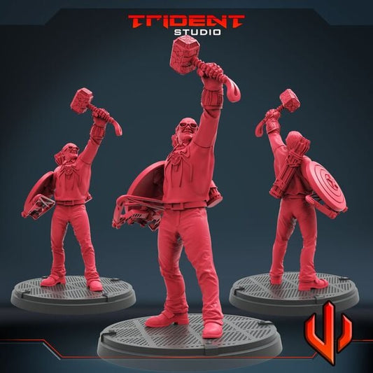 Ultimate Stan Lee (Fan art sculpted by Trident Studio) (Crisis Protocol Proxy/Alternative)