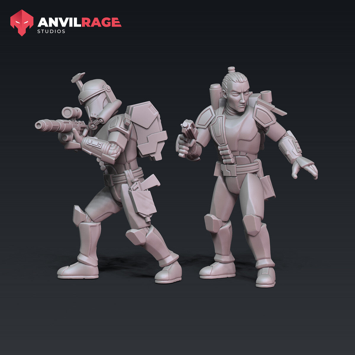 BB Team miniatures, alternate view