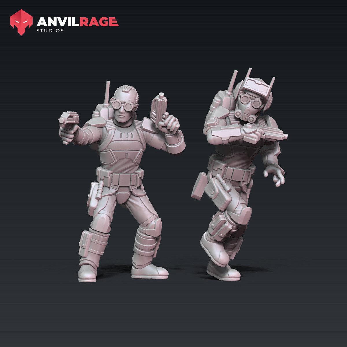 BB Team miniatures, alternate view