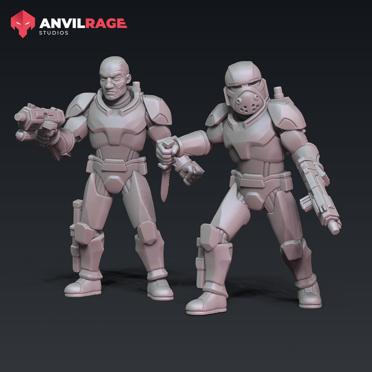 BB Team miniatures, alternate view