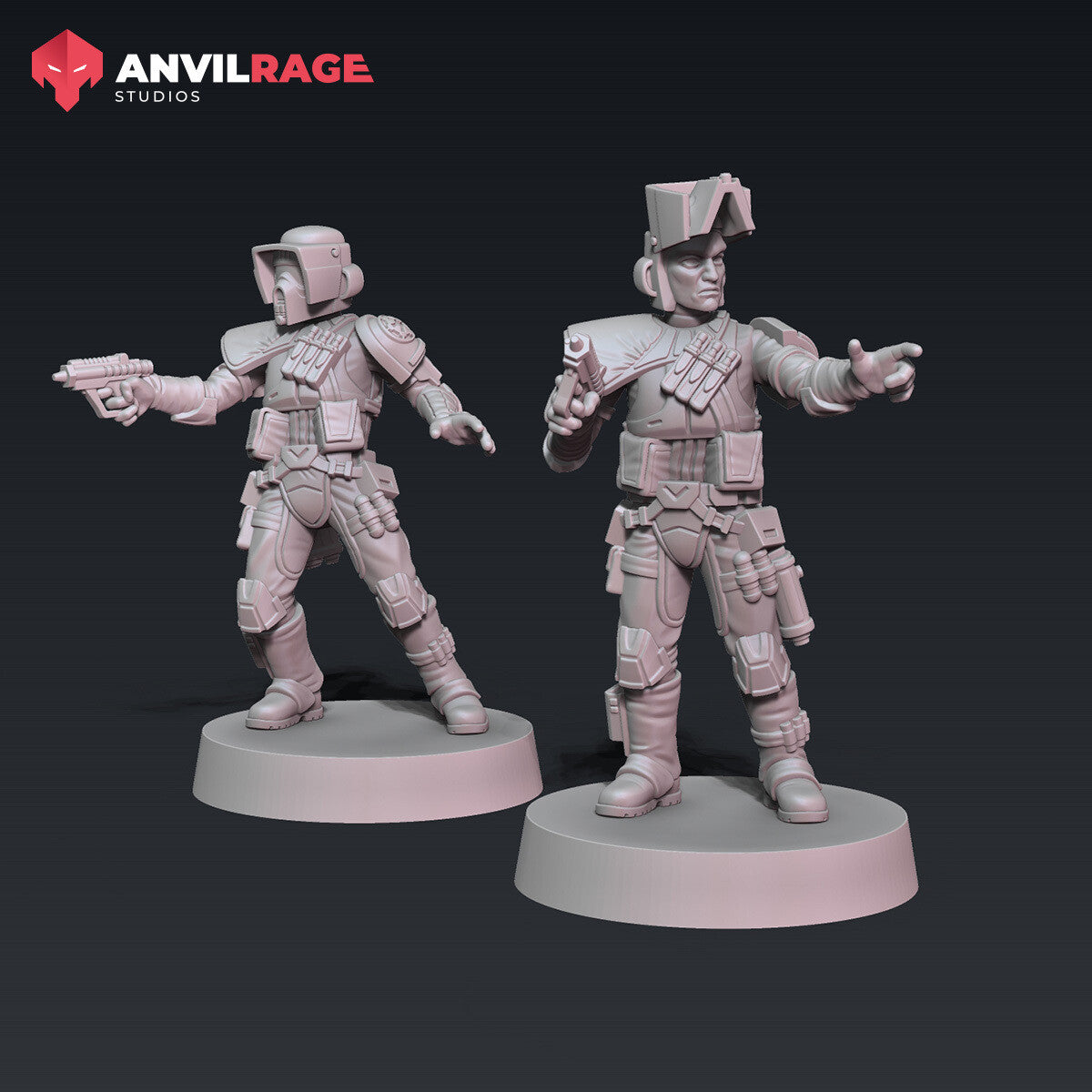 Scout Captains set of 2 miniatures