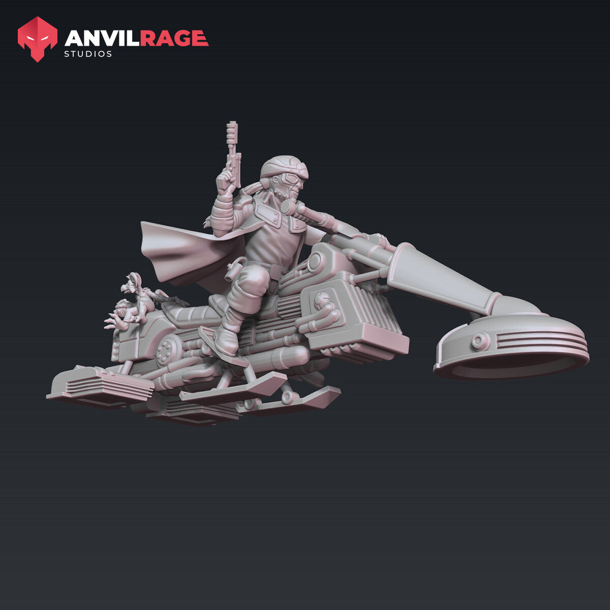 Pirate Leader on Bike separate pieces