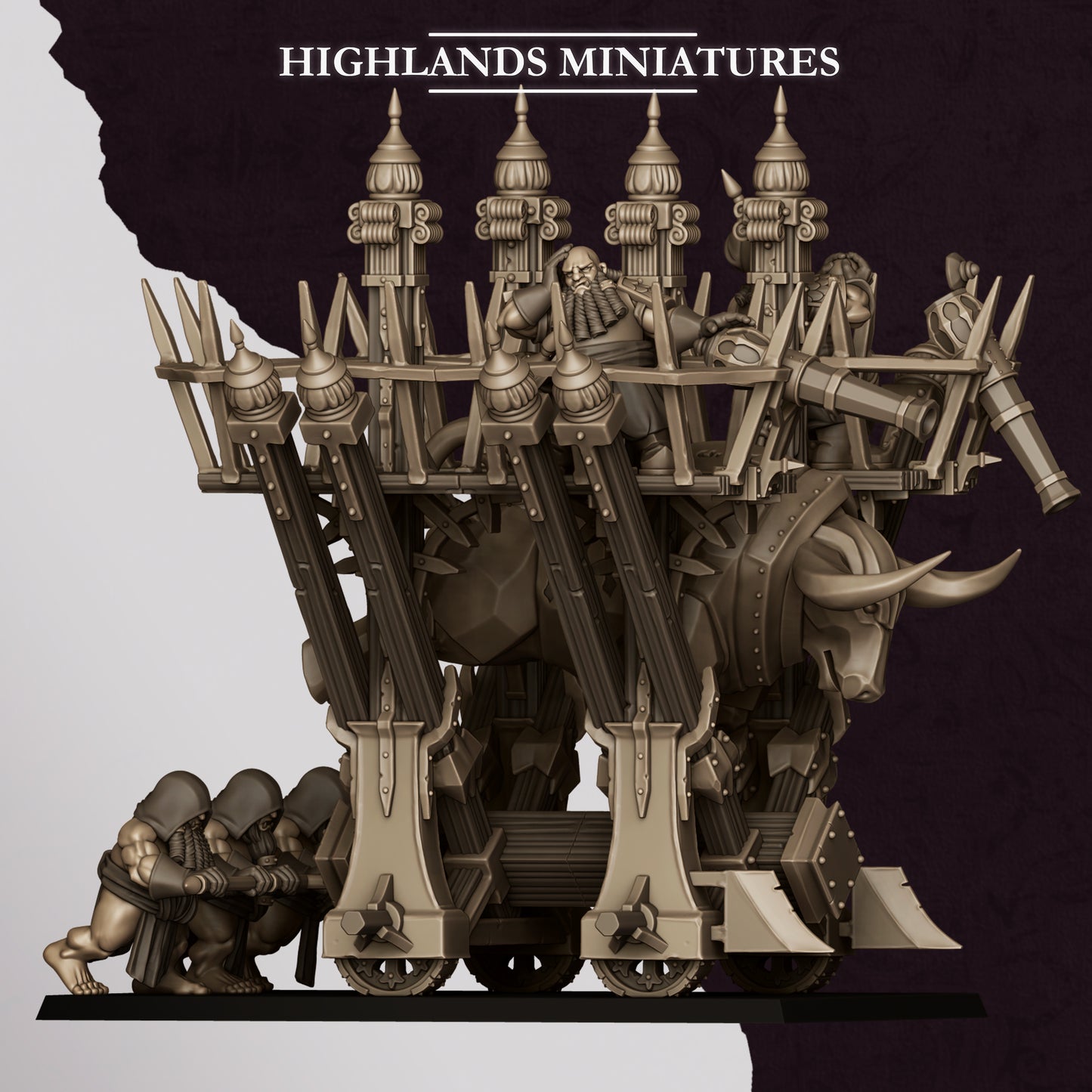 Blazing Icon of Marduk (Sculpted by Highlands Miniatures)