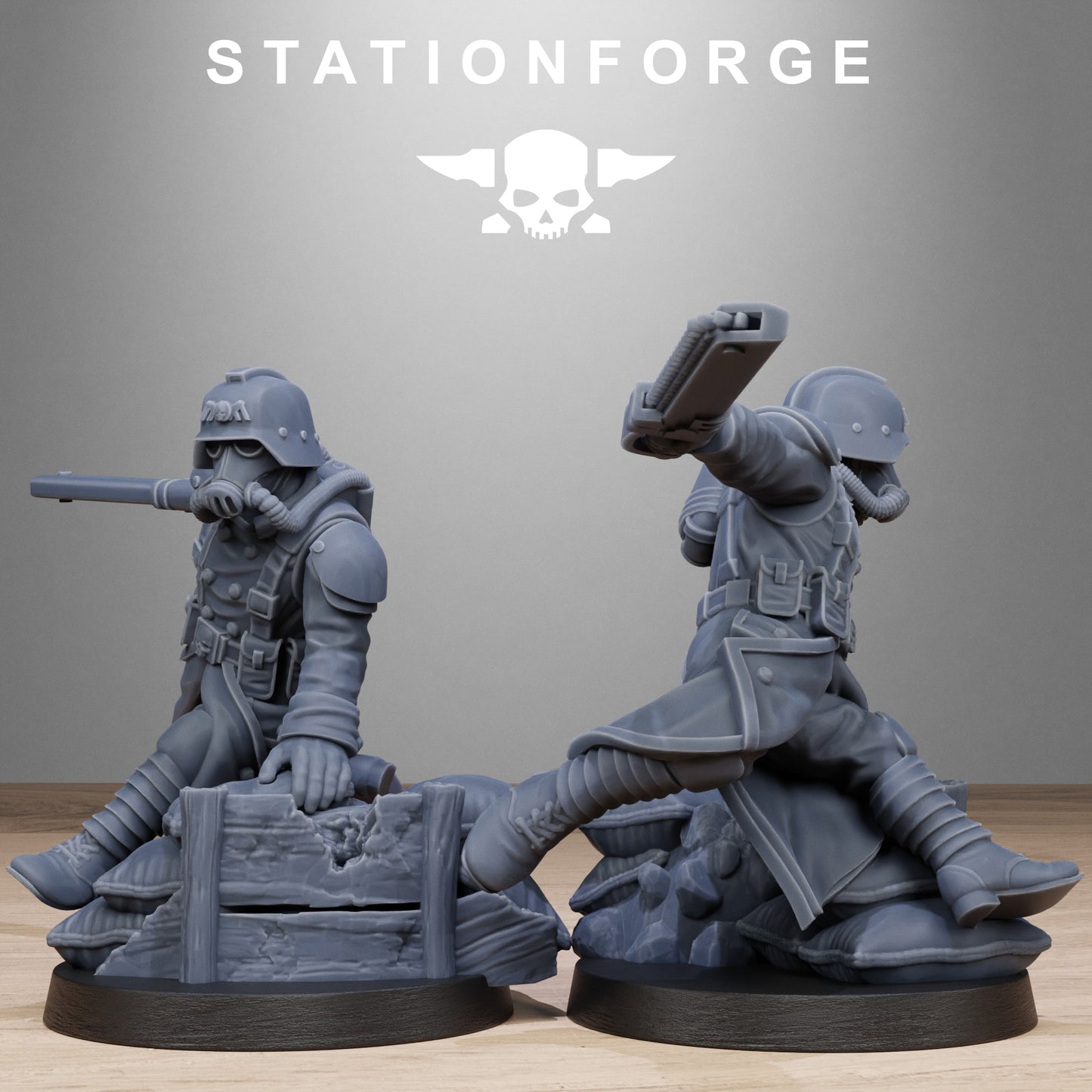 Grimguard Shovel Trenchers (Sculpted by Station Forge)