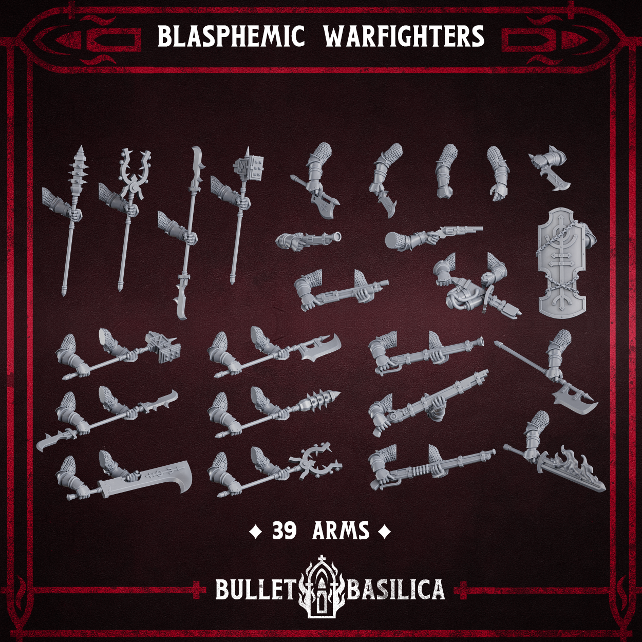 Blasphemic Warfighters Build Kit - Builds 5 (Sculpted by Bullet Basilica)