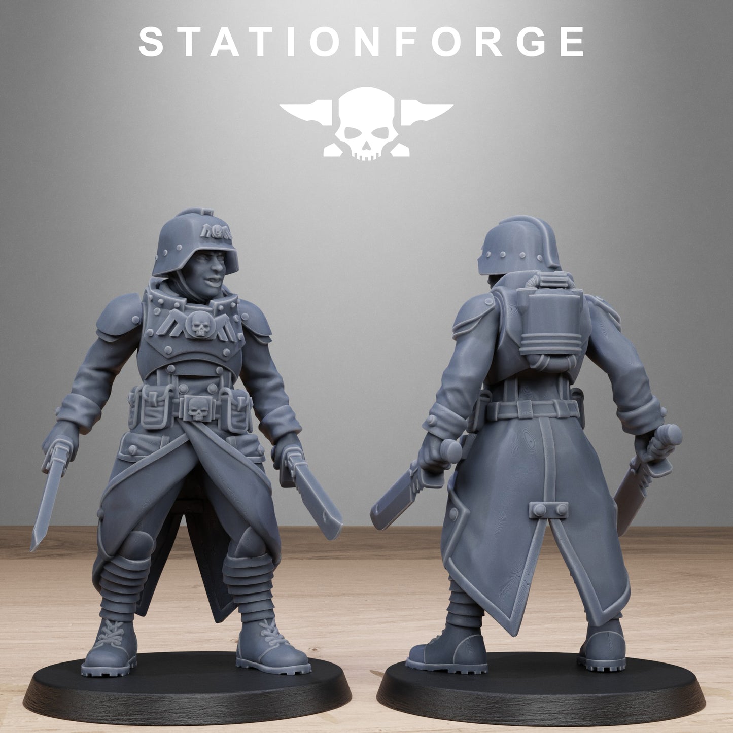 Grimguard Steel Sisters - set of 10 (Sculpted by Stationforge)