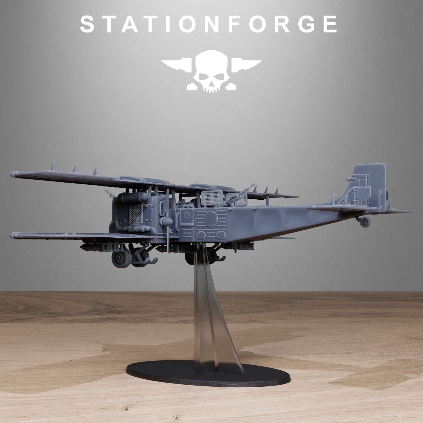 Grimguard Iron Biplane (Sculpted by Stationforge)