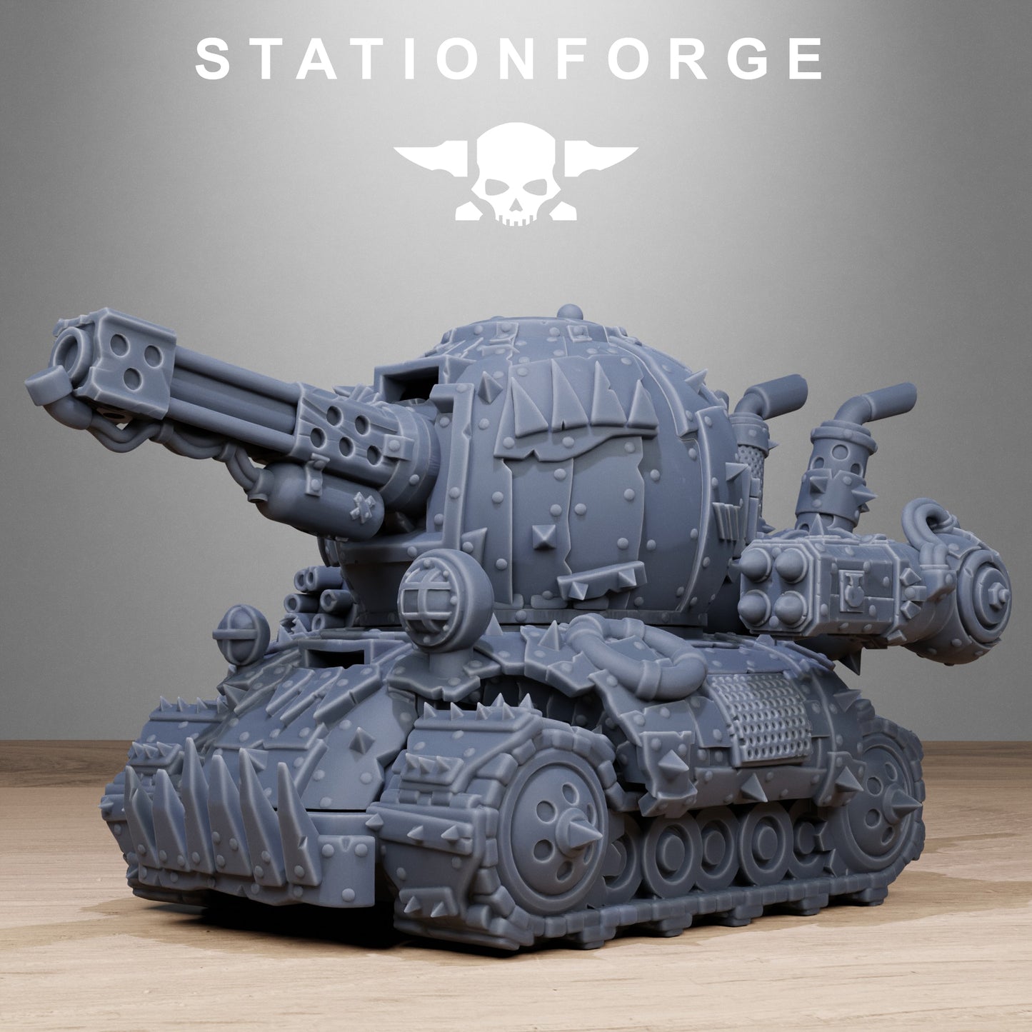Orkaz Mini Tank - full kit (Sculpted by Stationforge)