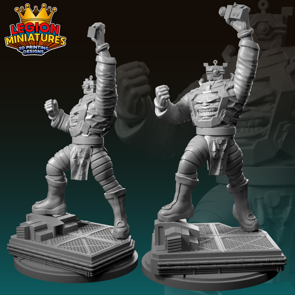 Arnim Zola Fan-Art 40mm Miniature (Sculpted by Legion Miniatures)
