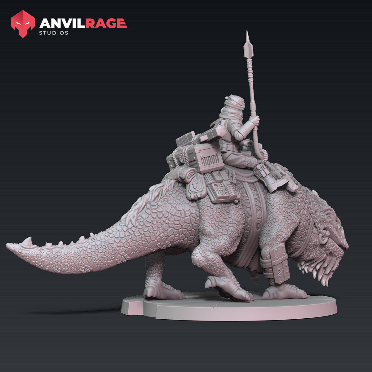 Ancient Lizard resin miniature