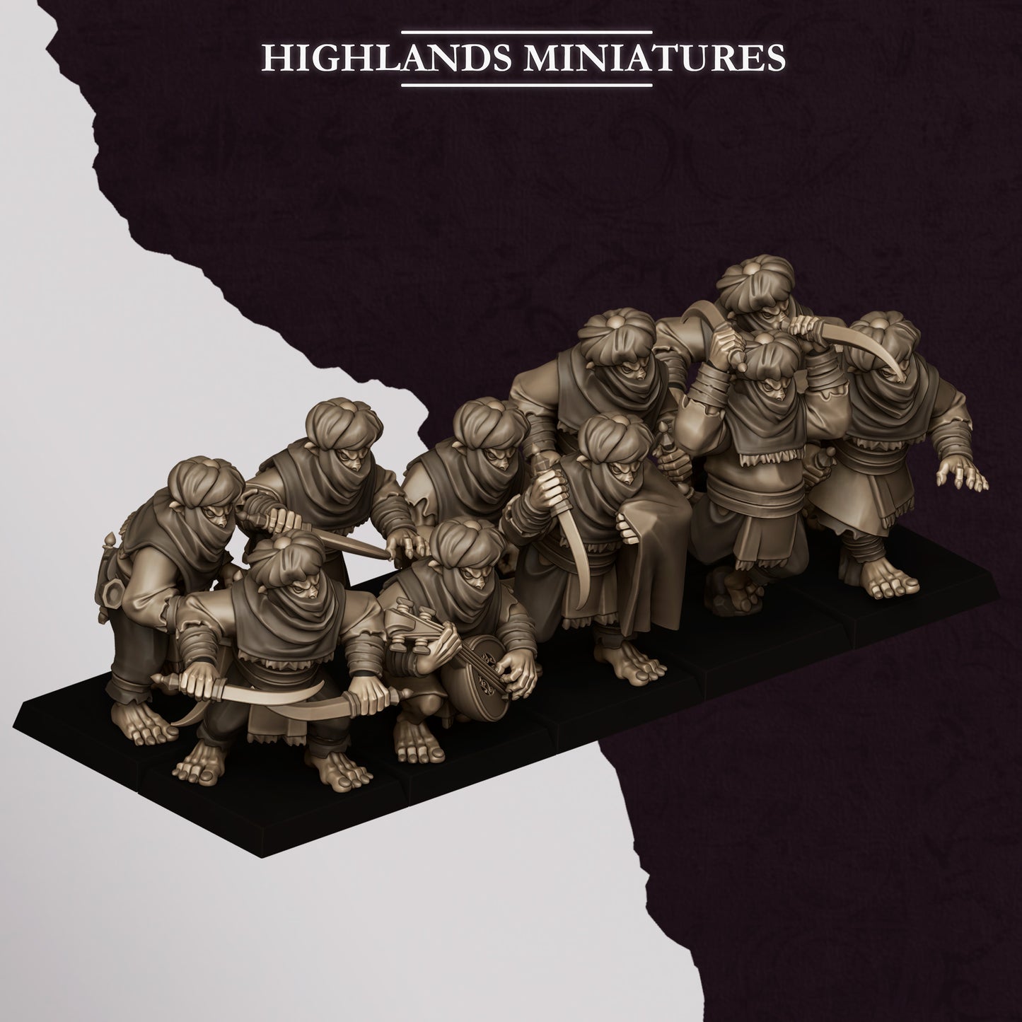 Hobgoblin Backstabbers miniature (Sculpted by Highland Miniatures)