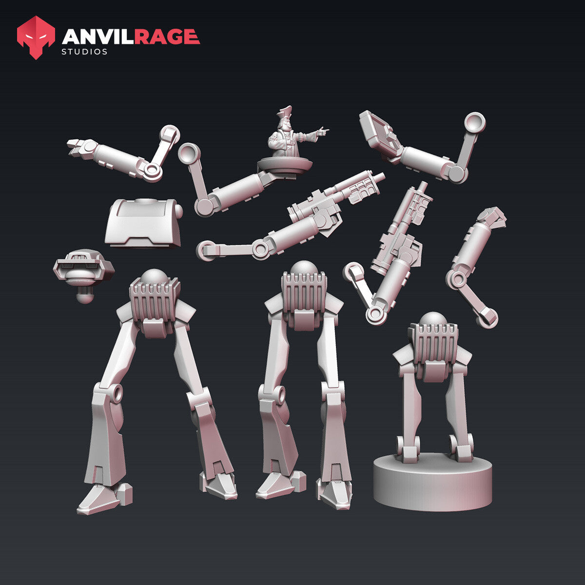 T-Droid miniature kit, alternate view