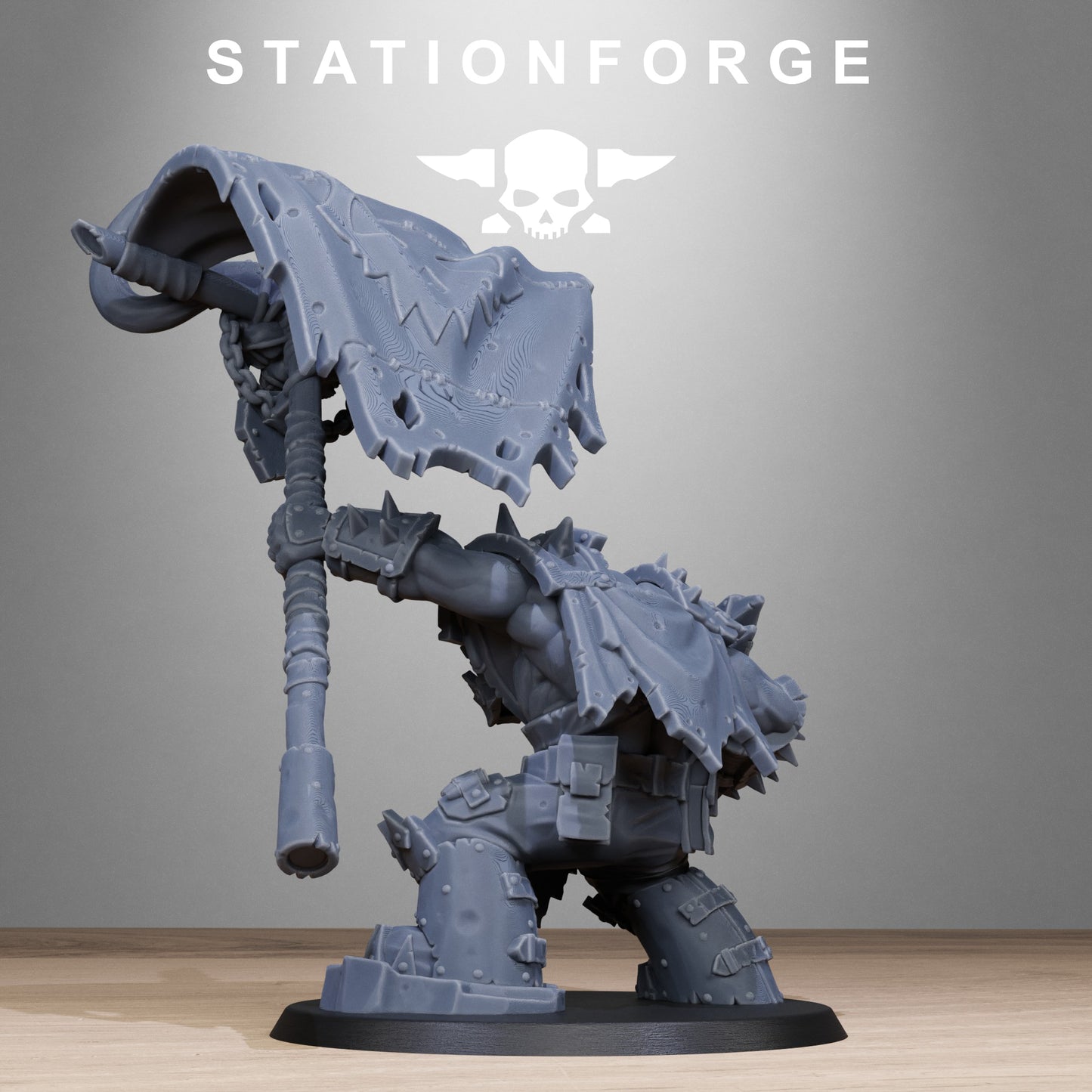Orkaz Bearer Boss (Sculpted by Station Forge)