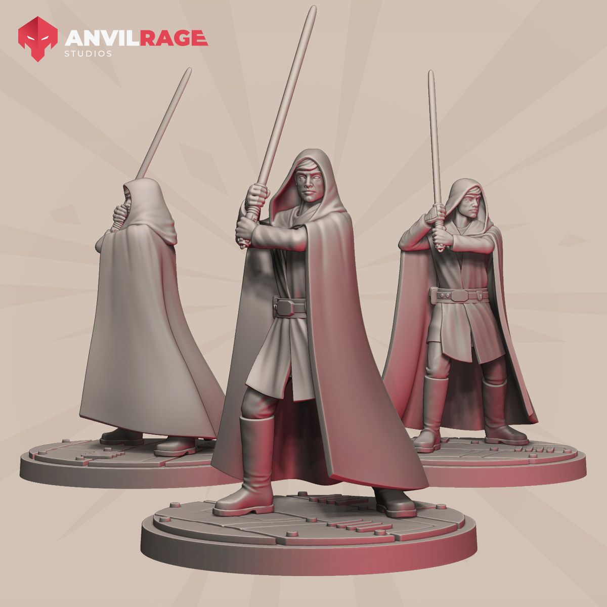 Master Luke 40mm miniature