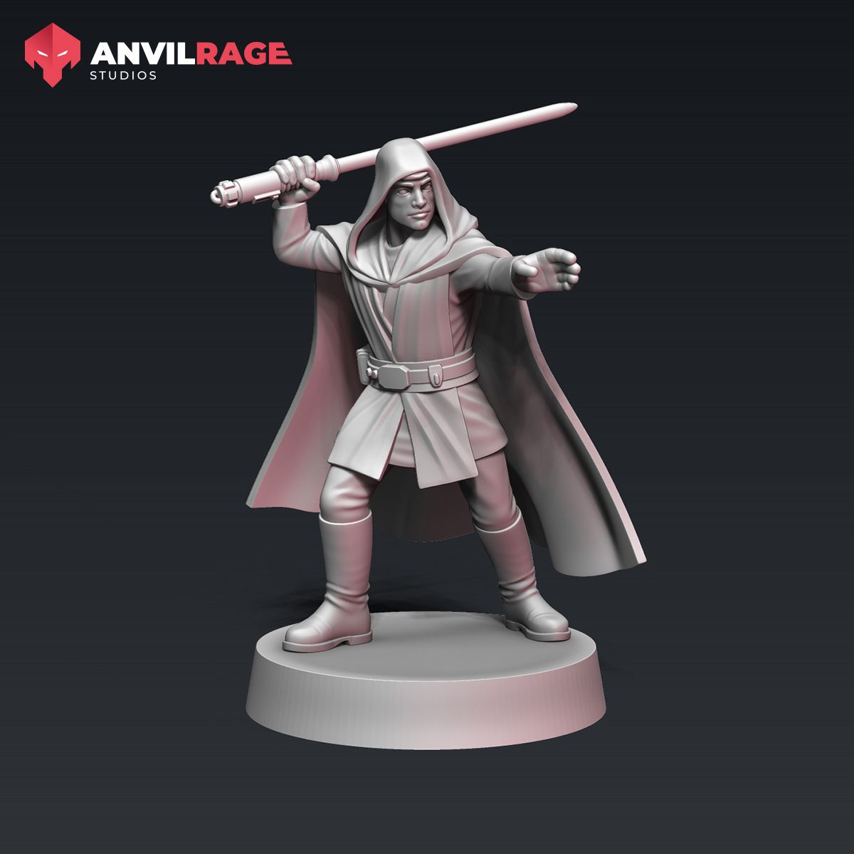 Master Luke action pose miniature