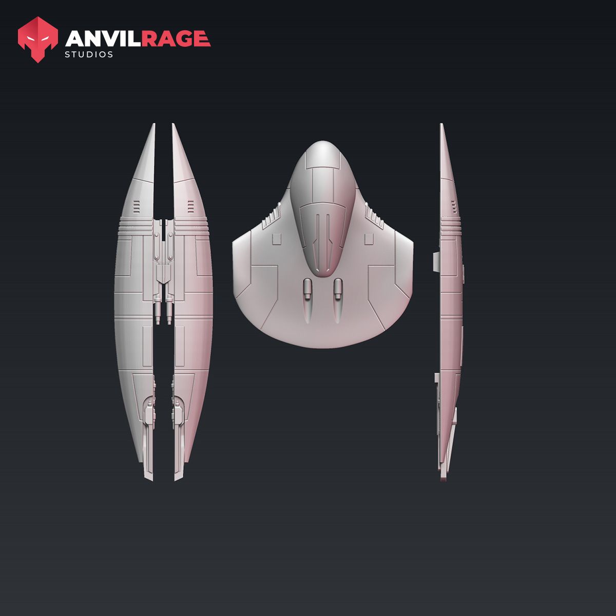Starfighter Droid, rear view