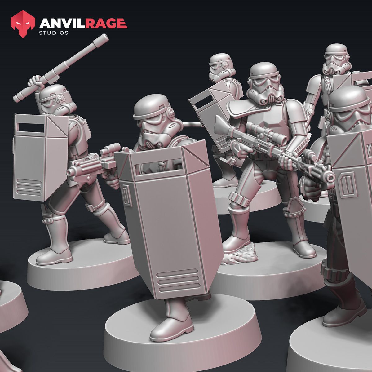 Riot Control squad, detail