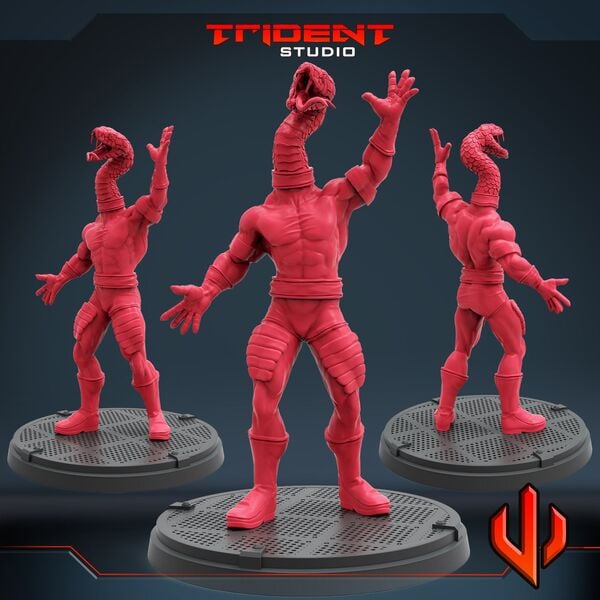 Slither (Fan art sculpted by Trident Studio) (Crisis Protocol Proxy/Alternative)