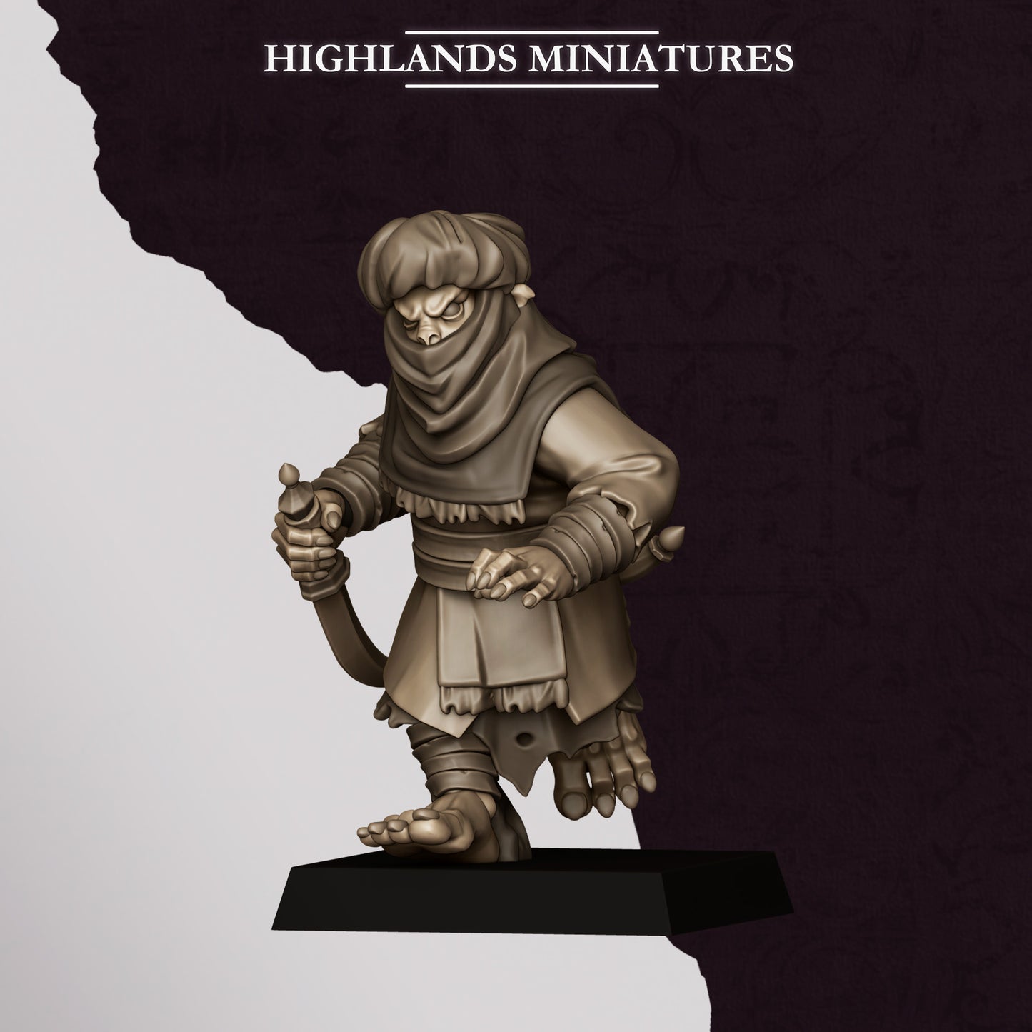 Hobgoblin Backstabbers miniature (Sculpted by Highland Miniatures)