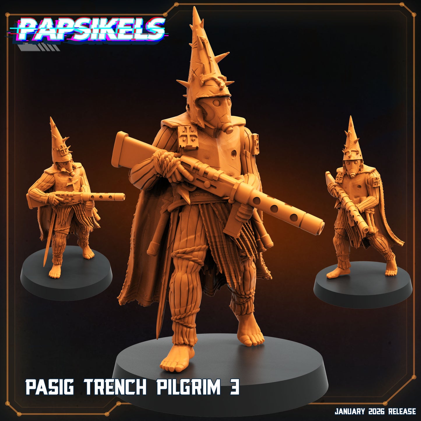 Pasig Trench Pilgrims - set of 5 (Sculpted by Papsikels)