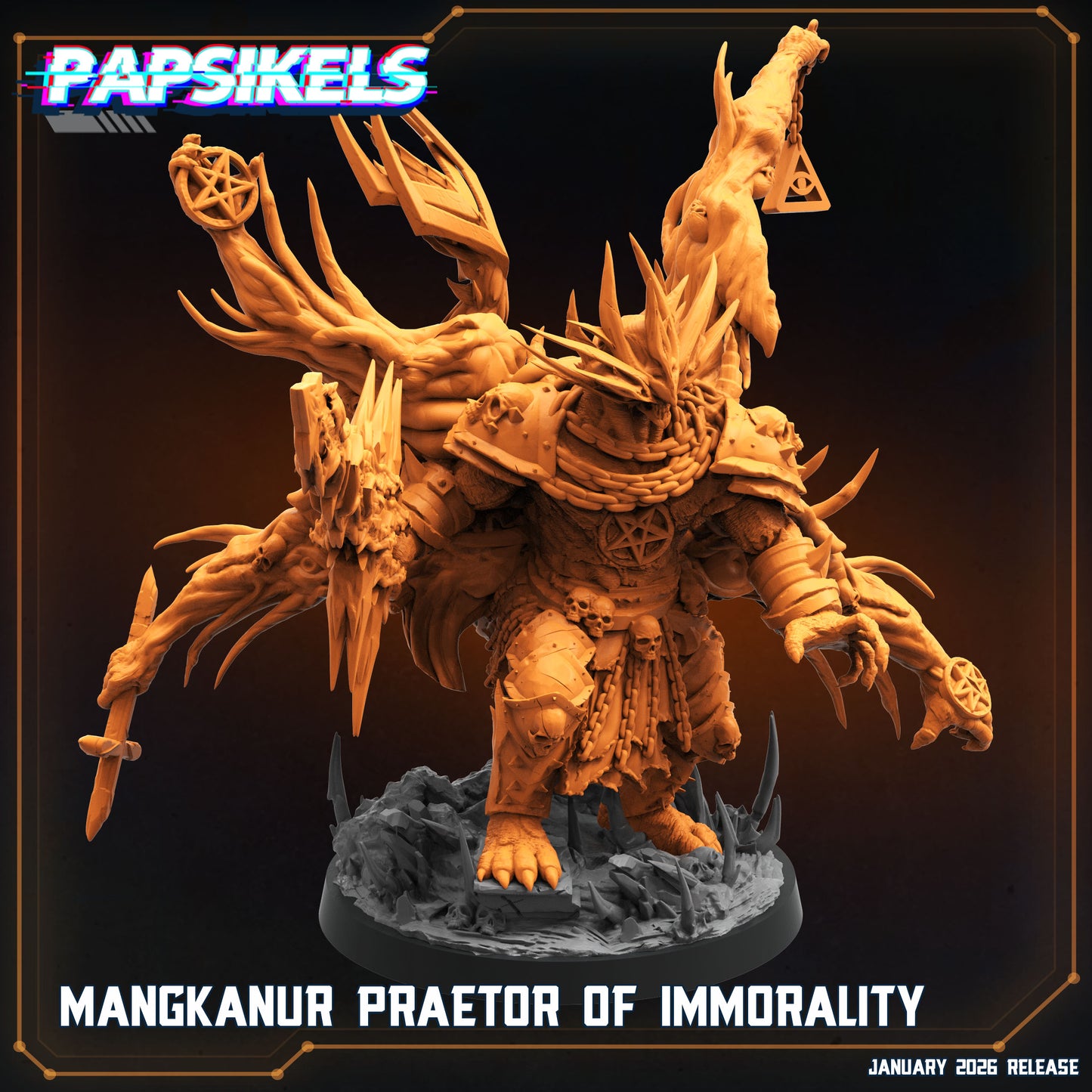 Mangkanur Praetor of Immorality (Sculpted by Papsikels)