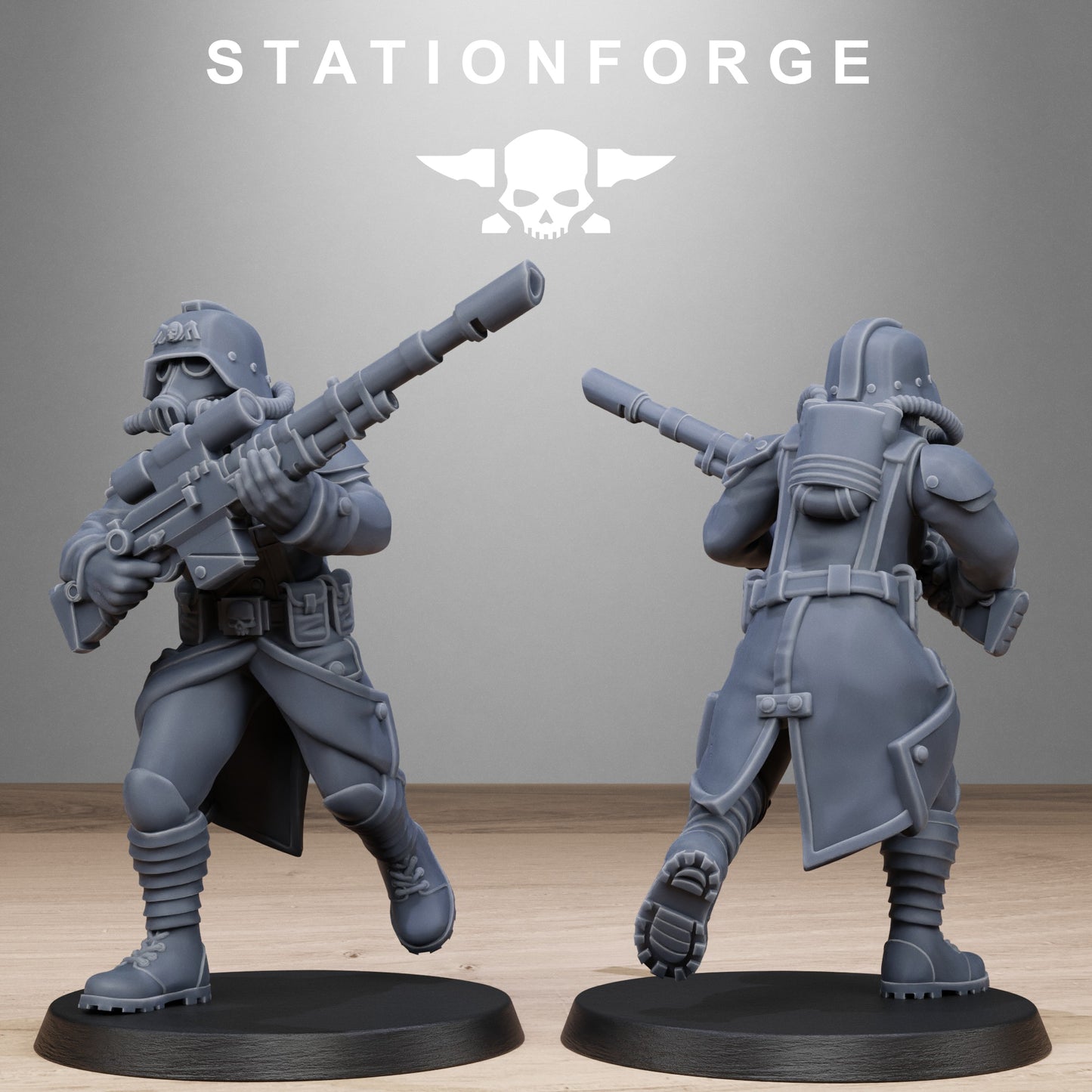 Grimguard Steel Sisters - set of 10 (Sculpted by Stationforge)