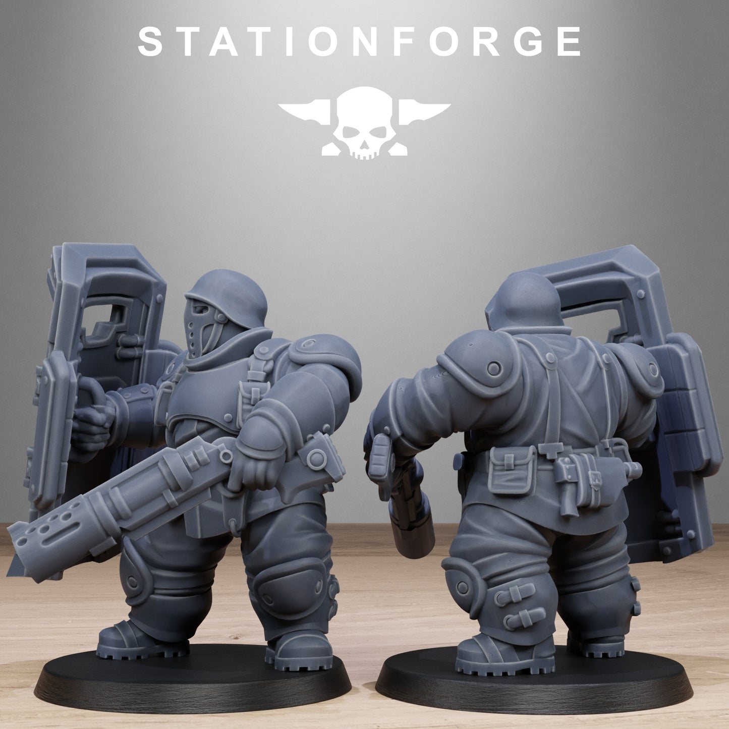 Freeguard Armored Mutants - set of 10 (Sculpted by Stationforge)