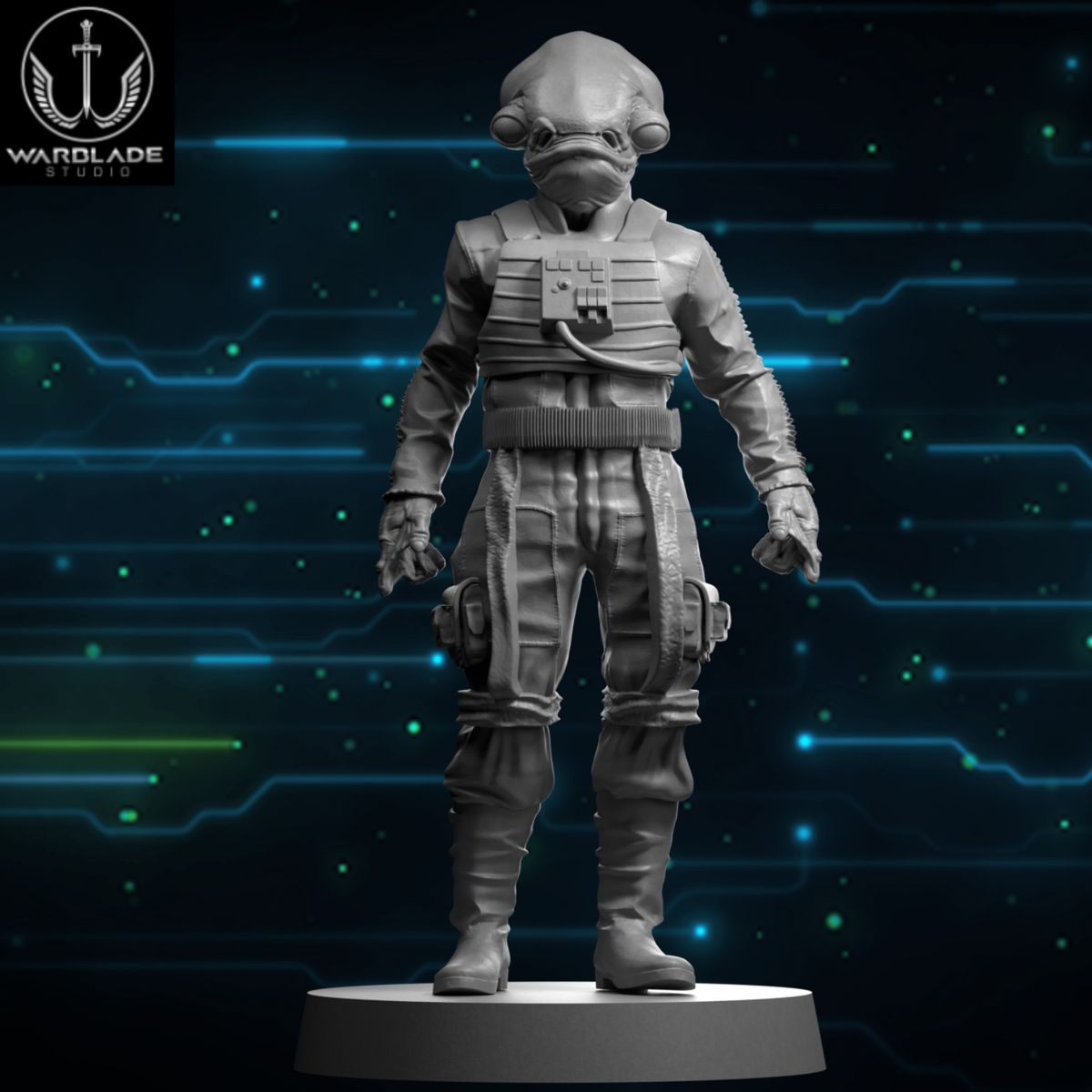 Aftab Ackbar - Fan Art (Sculpted by Warblade Studios)