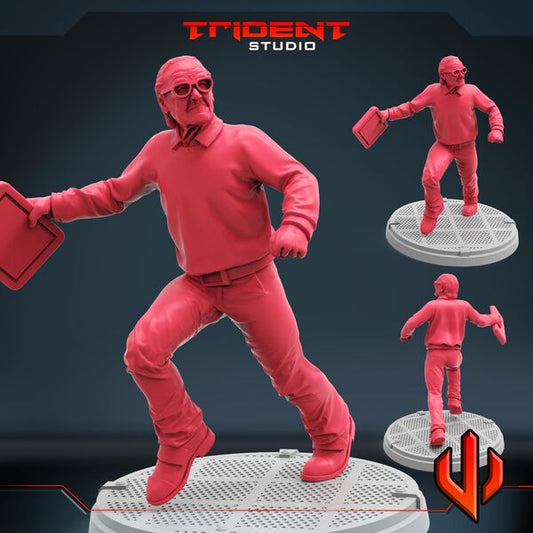 Stan Lee (Fan art sculpted by Trident Studio) (Crisis Protocol Proxy/Alternative)