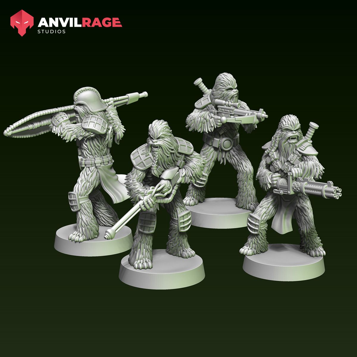 Furry Warriors KS Heavy Weapons miniatures
