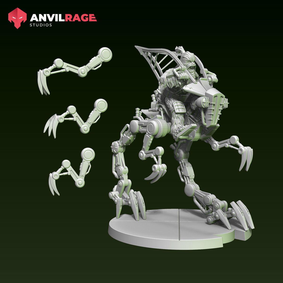 Furry AT-FT Walkers miniatures