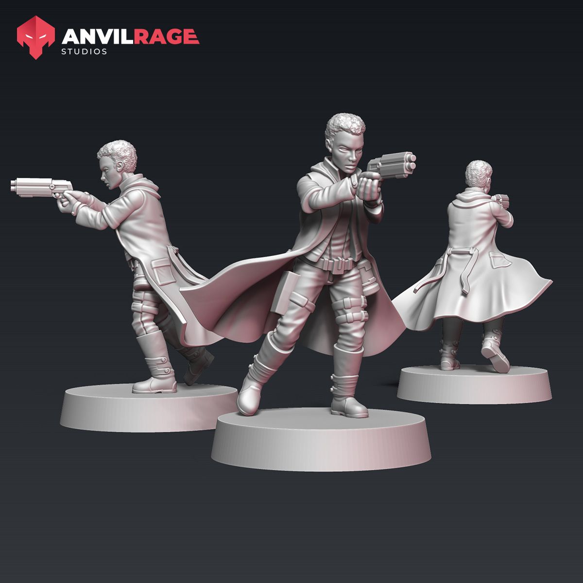 Female Covert Resistance Officer miniature