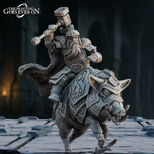 Dorin Ironmark Mounted (Sculpted by The Printing Goes Ever On)