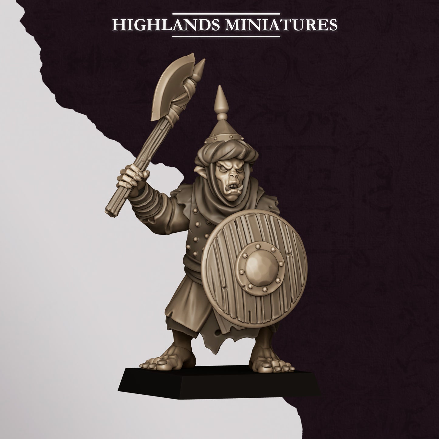Hobgoblin Warriors miniature (Sculpted by Highland Miniatures)