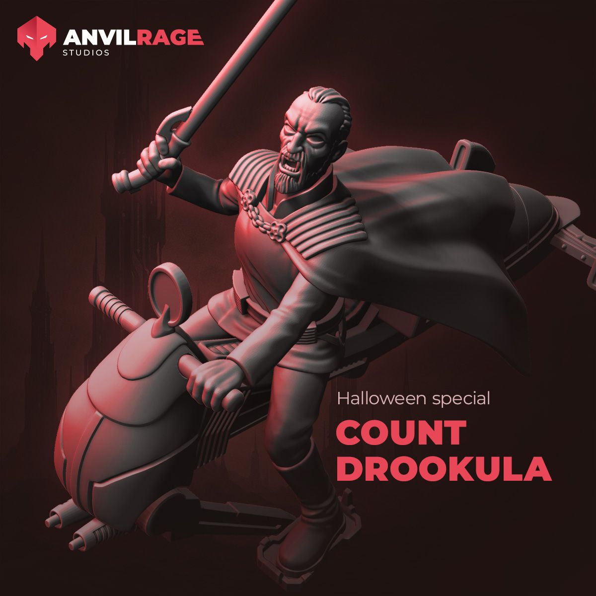 Count Drookula On Speeder miniature