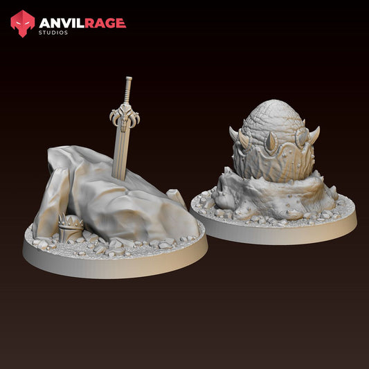 Legendary Tales Vol 1 POI Tokens (Sculpted by Anvilrage) - 3D Printed Miniature