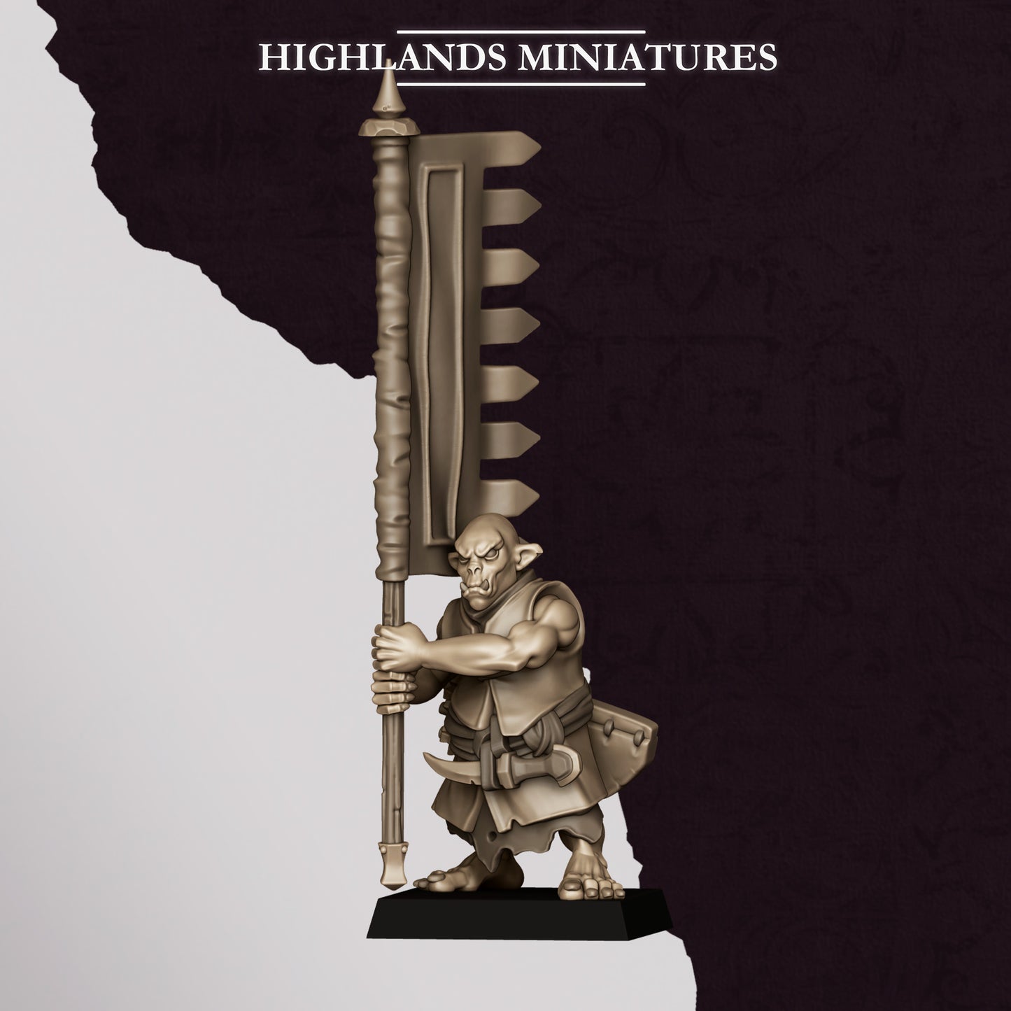 Hobgoblin Archers miniature (Sculpted by Highland Miniatures)