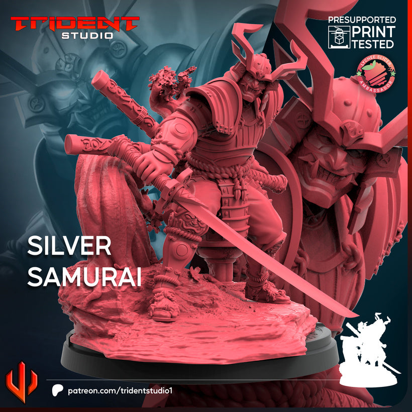 Silver Samurai (Sculpted by Trident Miniatures)