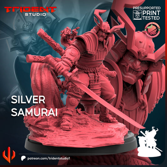 Silver Samurai (Sculpted by Trident Miniatures)