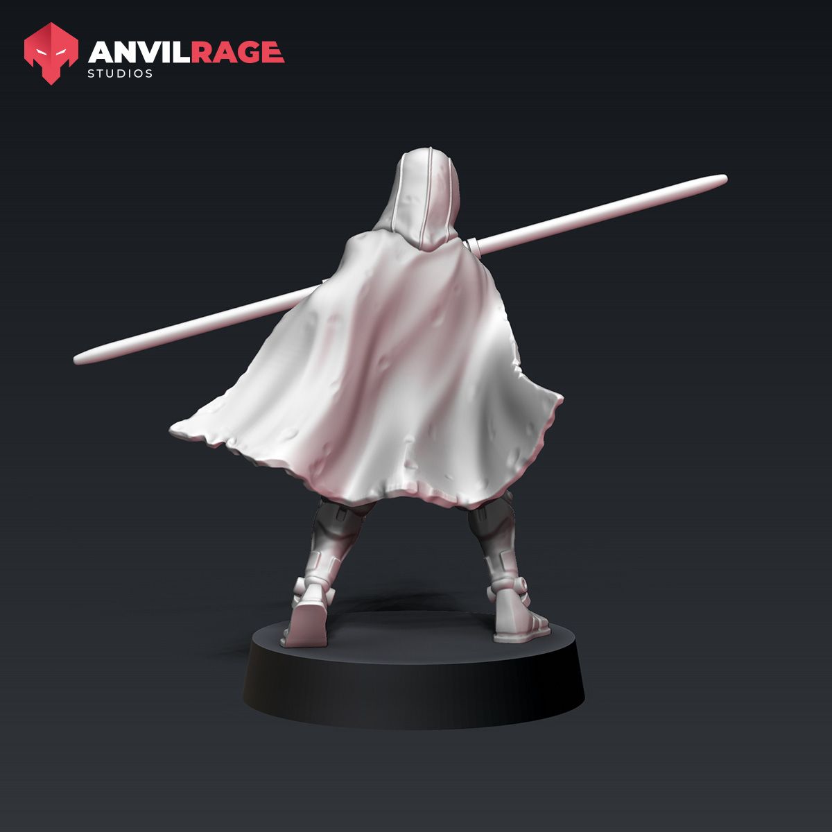 Crime Lord miniature, side view