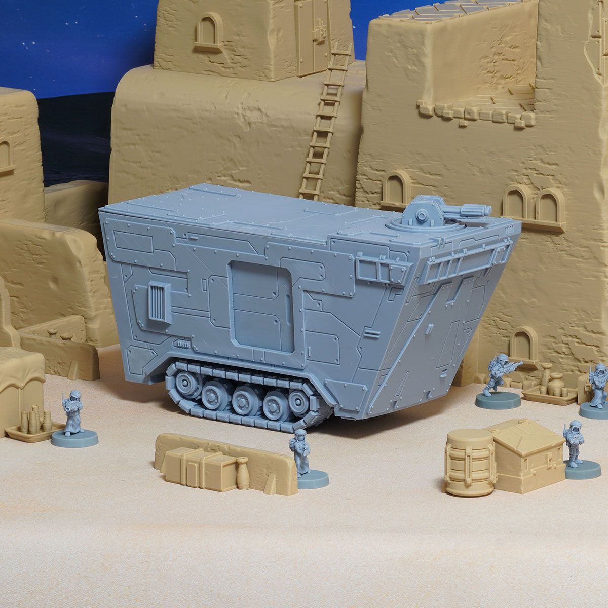 Scrap Bus miniature vehicle, alternate view