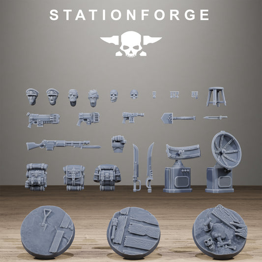 Grimguard Officer Bits (Sculpted by Station Forge)