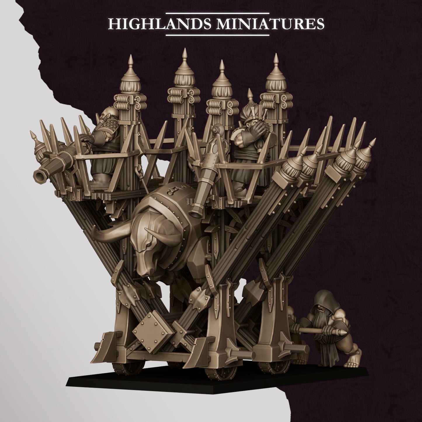 Blazing Icon of Marduk (Sculpted by Highlands Miniatures)