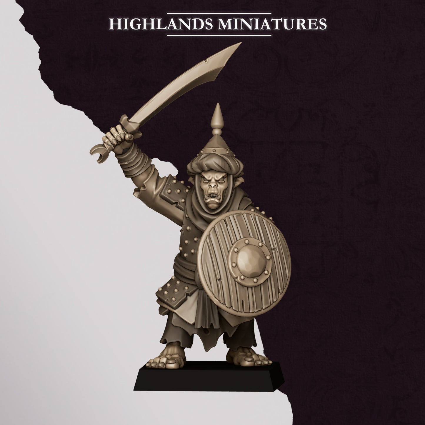 Hobgoblin Warriors miniature (Sculpted by Highland Miniatures)