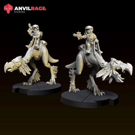 Vulturosaur Jawa Riders - Set of 2 (Sculpted by Anvilrage)